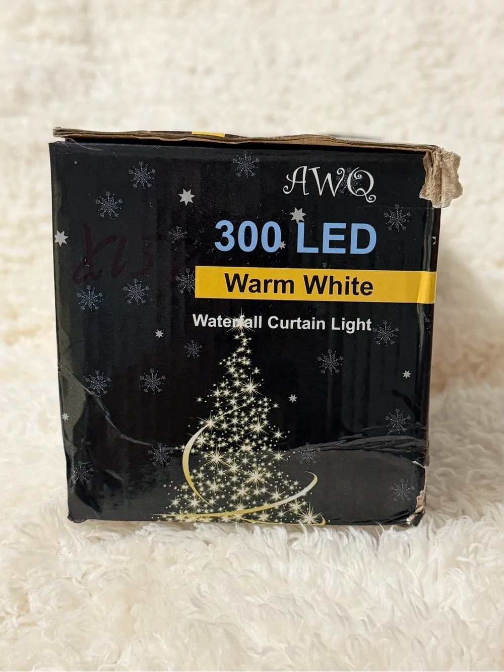 300 LED Warm White Waterfall Curtain Lights - Holiday Or Daily Home Decor
